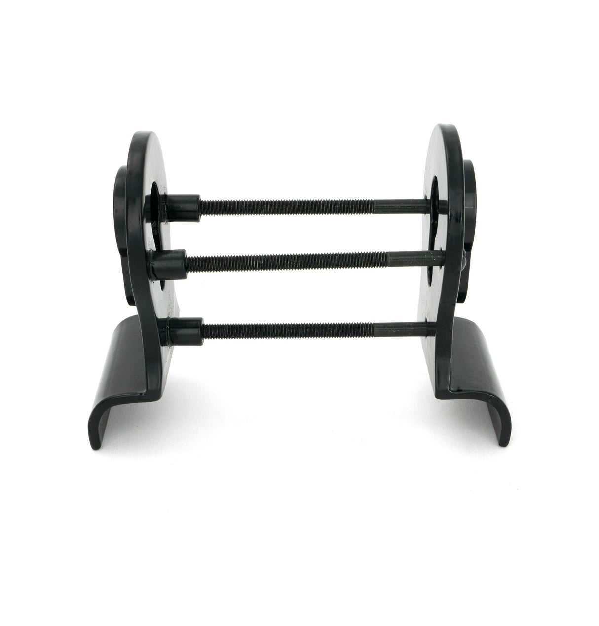 From The Anvil - Black 50mm Euro Door Pull (Back to Back fixings) | Sku. 90039 | Trade Door Handles.