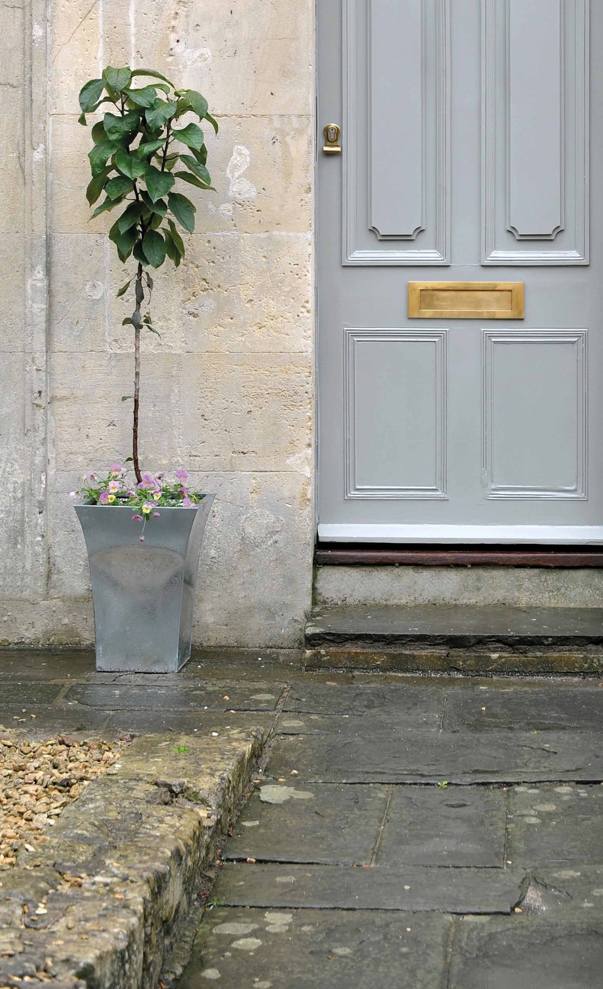 From The Anvil - Aged Brass 50mm Euro Door Pull (Back to Back fixings) | Sku. 90065 | Trade Door Handles.