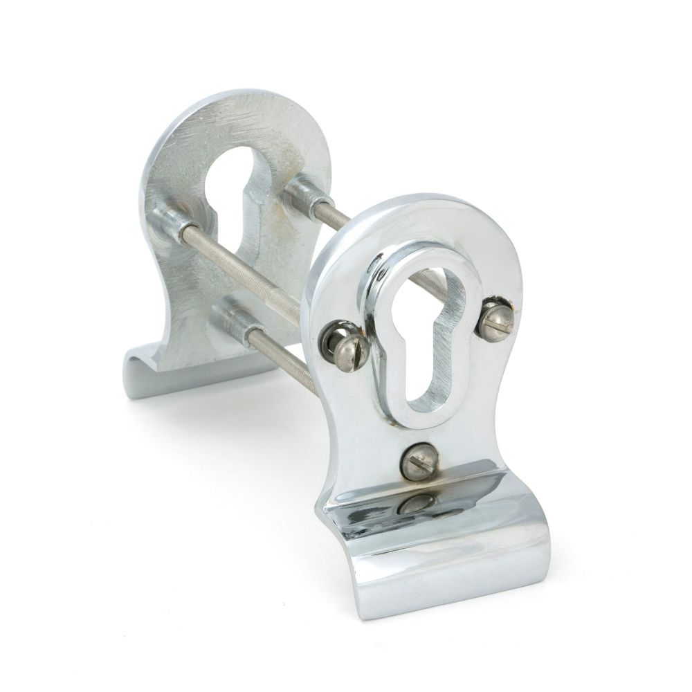 From The Anvil - Polished Chrome 50mm Euro Door Pull (Back to Back fixings) | Sku. 90066 | Trade Door Handles.