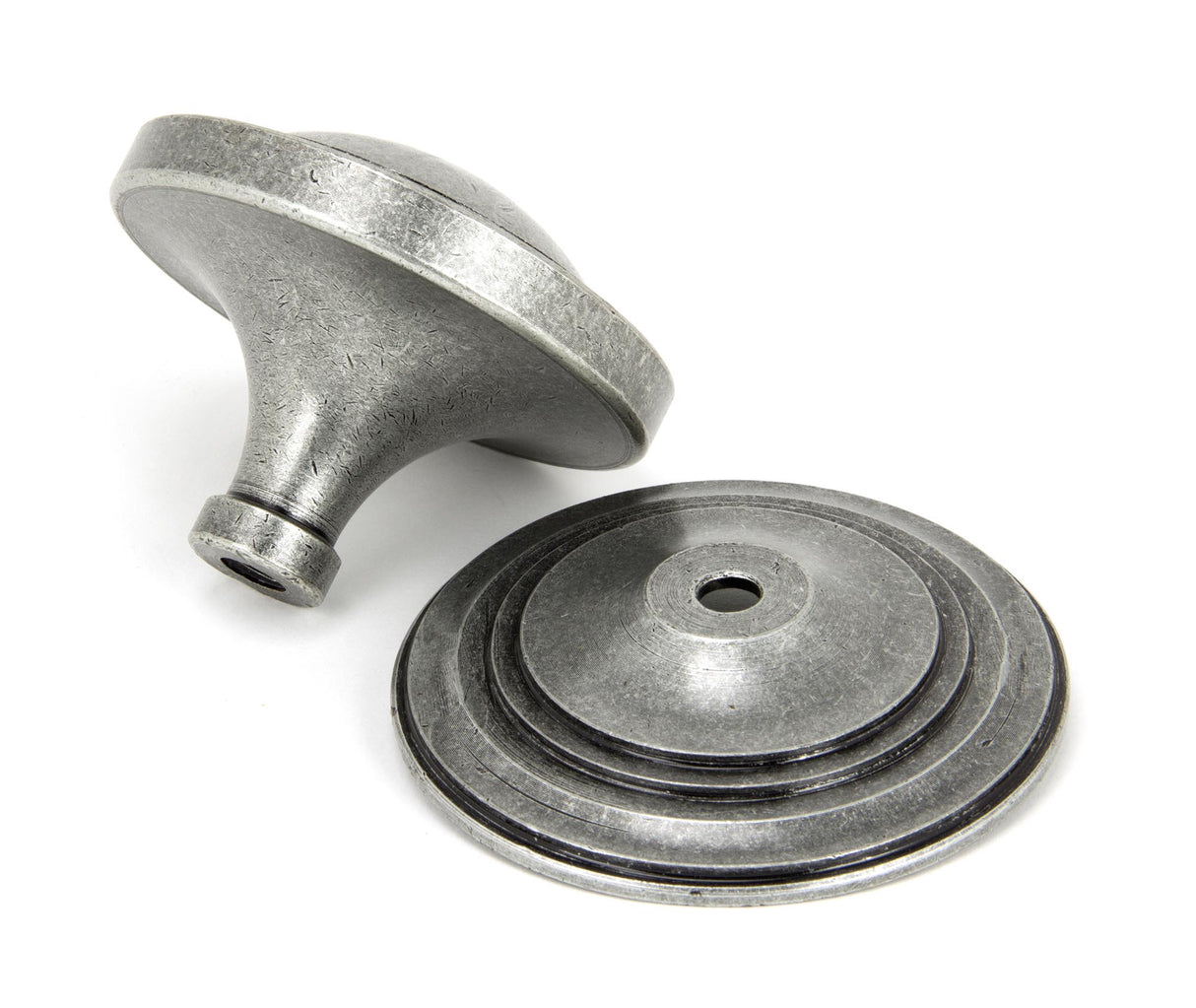 From The Anvil - Pewter Art Deco Centre Door Knob | Sku. 90069 | Trade Door Handles.