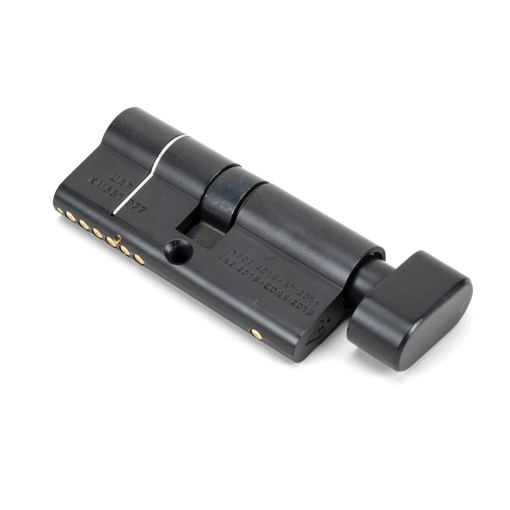 From The Anvil - Black 35/35 6pin Euro Cylinder/Thumbturn KD | Sku. 90232 | Trade Door Handles.