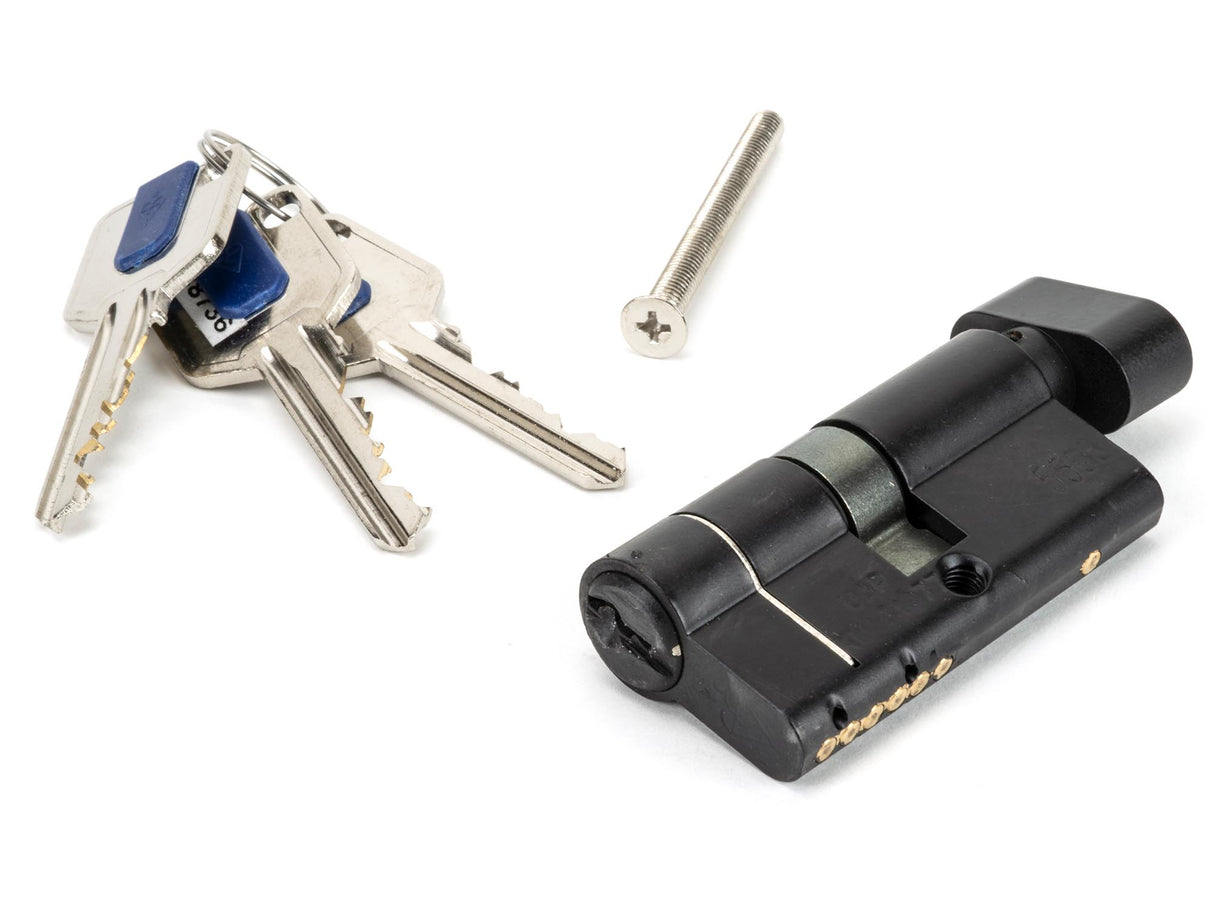 From The Anvil - Black 30/30 6pin Euro Cylinder/Thumbturn | Sku. 90233 | Trade Door Handles.