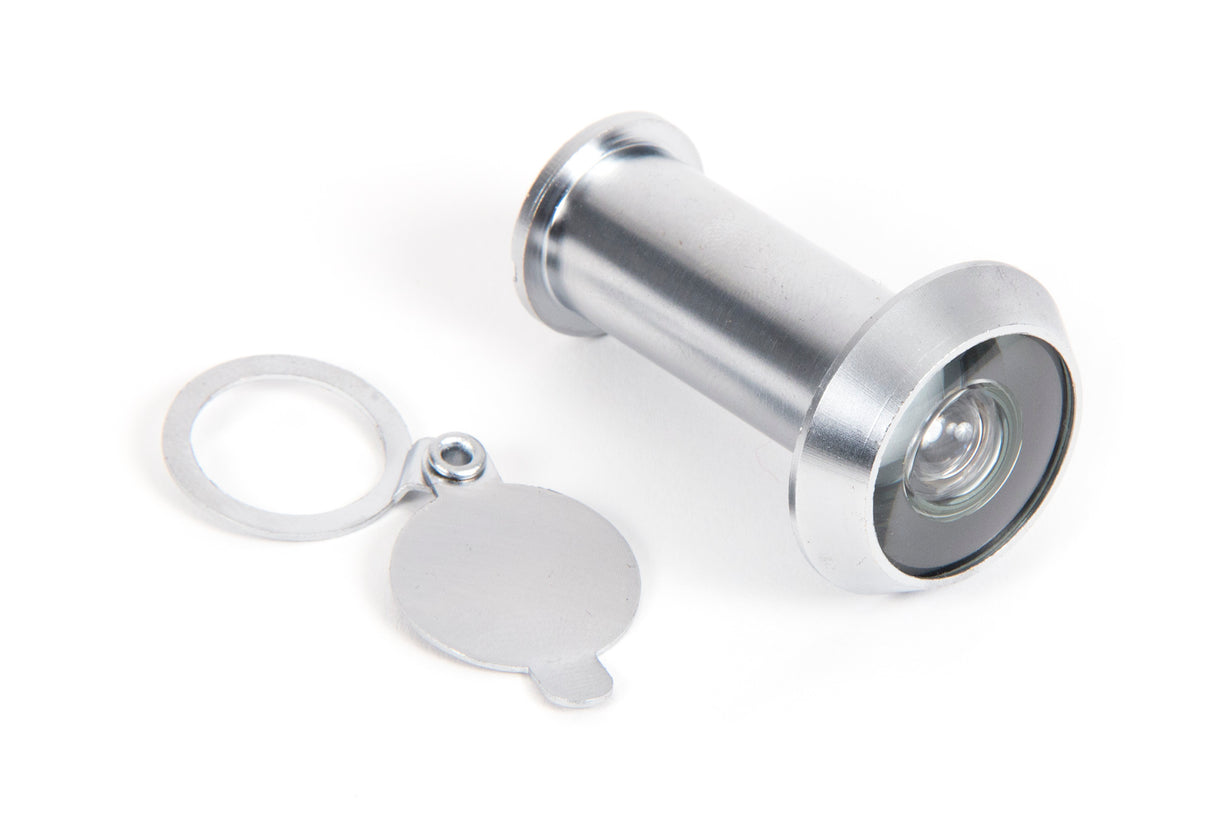 From The Anvil - Satin Chrome Door Viewer 180 Degree (34-56mm Door) | Sku. 90245 | Trade Door Handles.