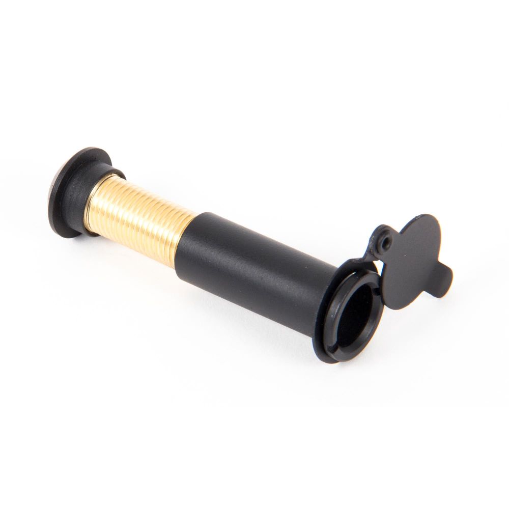 From The Anvil - Black Door Viewer 180 Degree (38-63mm Door) | Sku. 90246 | Trade Door Handles.