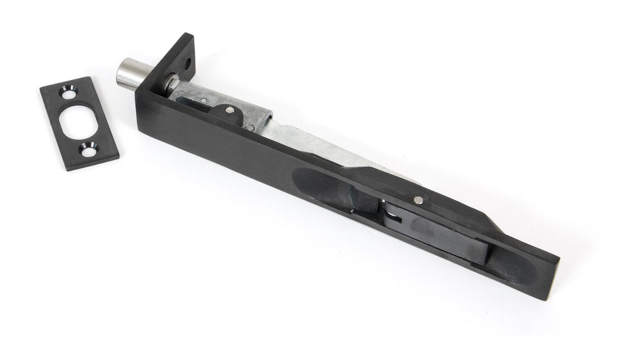 From The Anvil - Black PVD Stainless Steel 6" Flush Bolt | Sku. 90266 | Trade Door Handles.