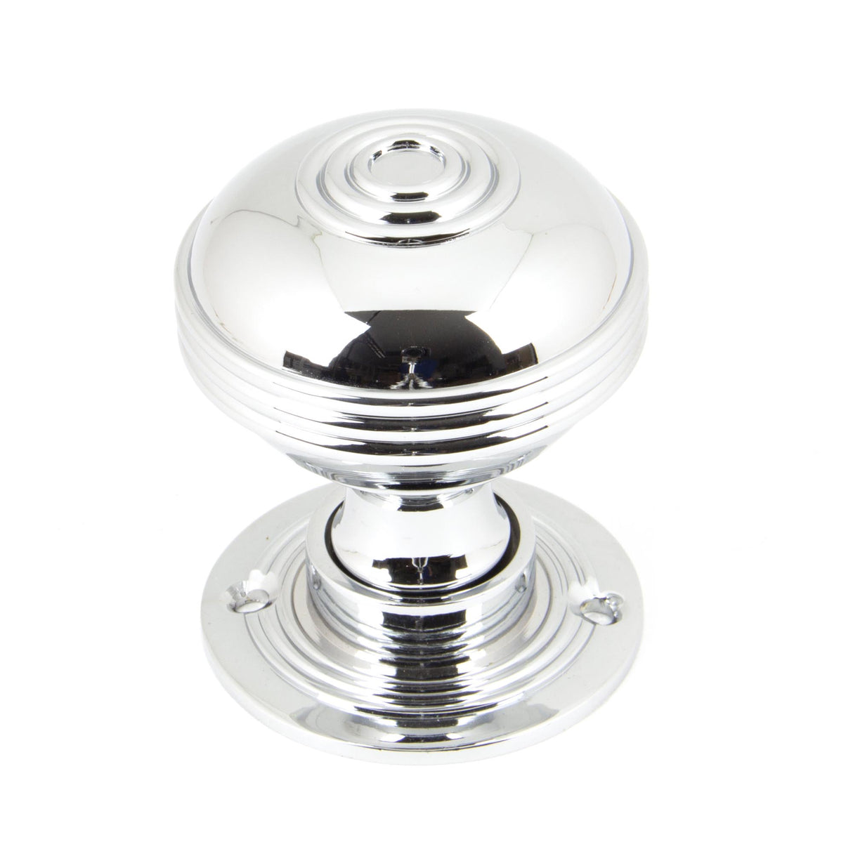 From The Anvil - Polished Chrome 50mm Prestbury Mortice/Rim Knob Set | Sku. 90274 | Trade Door Handles.