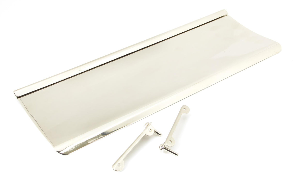 From The Anvil - Polished Nickel Large Letter Plate Cover | Sku. 90288 | Trade Door Handles.