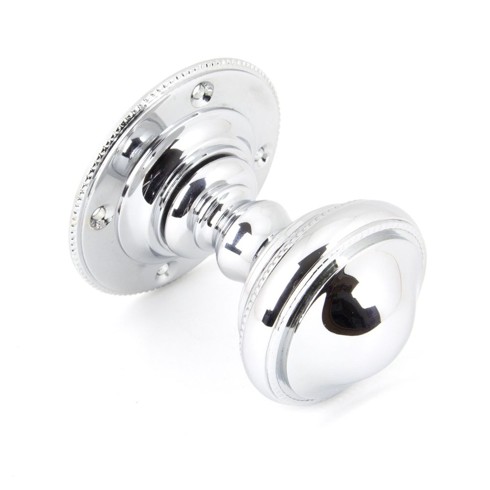 From The Anvil - Polished Chrome Brockworth Mortice Knob Set | Sku. 90294 | Trade Door Handles.