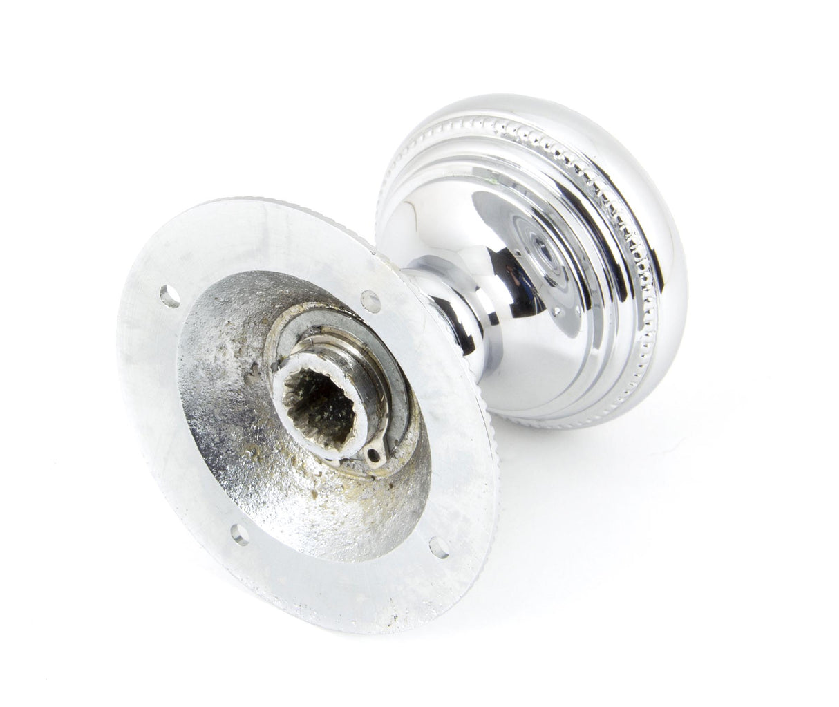 From The Anvil - Polished Chrome Brockworth Mortice Knob Set | Sku. 90294 | Trade Door Handles.