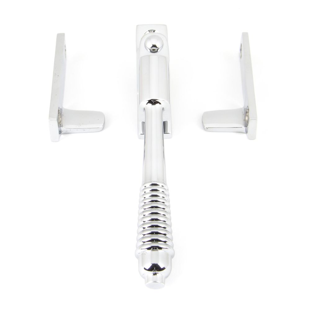 From The Anvil - Polished Chrome Night-Vent Locking Reeded Fastener | Sku. 90330 | Trade Door Handles.