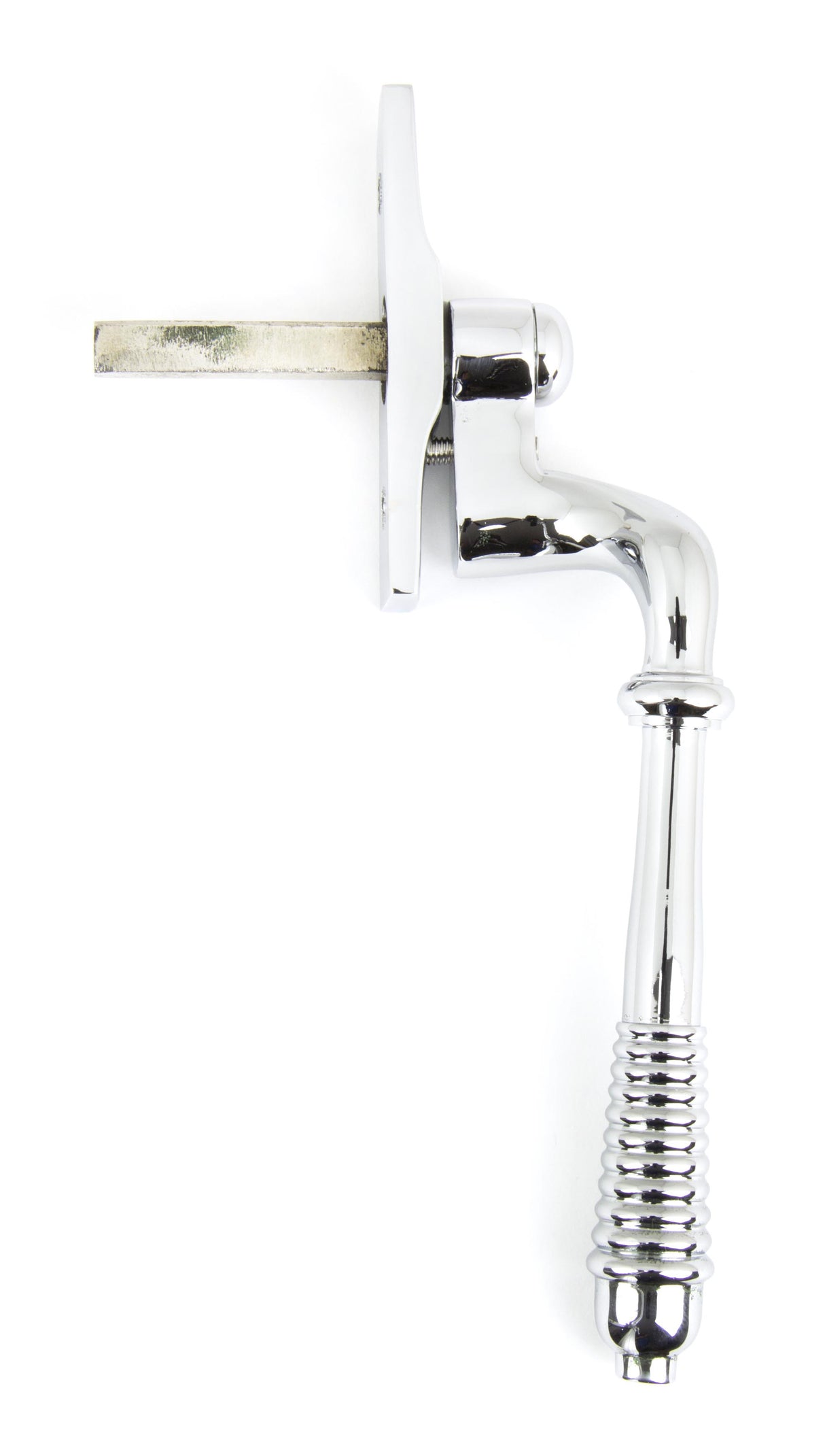 From The Anvil - Polished Chrome Reeded Espag - LH | Sku. 90332 | Trade Door Handles.