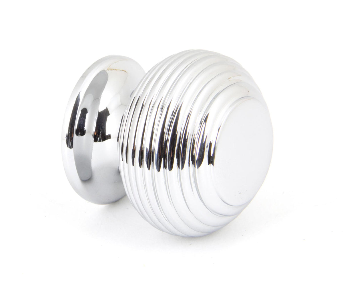 From The Anvil - Polished Chrome Beehive Cabinet Knob 30mm | Sku. 90337 | Trade Door Handles.