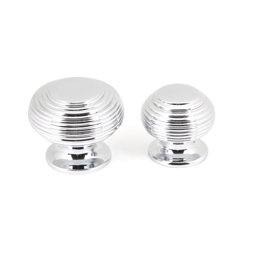 From The Anvil - Polished Chrome Beehive Cabinet Knob 30mm | Sku. 90337 | Trade Door Handles.