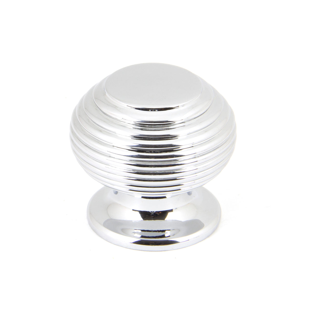 From The Anvil - Polished Chrome Beehive Cabinet Knob 30mm | Sku. 90337 | Trade Door Handles.
