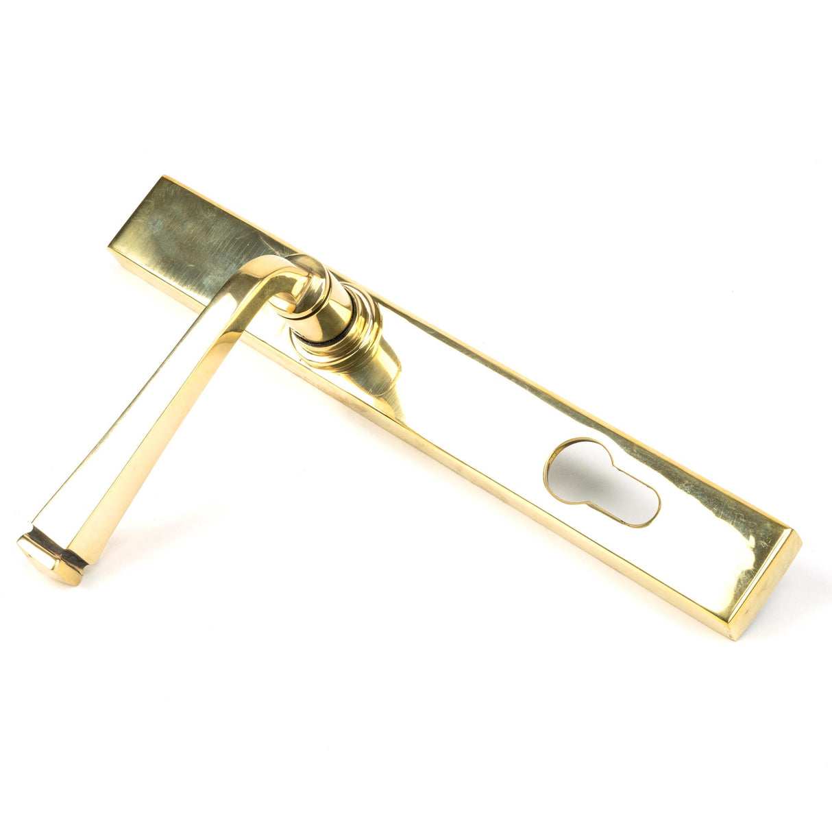 From The Anvil - Aged Brass Avon Slimline Lever Espag. Lock Set | Sku. 90354 | Trade Door Handles.