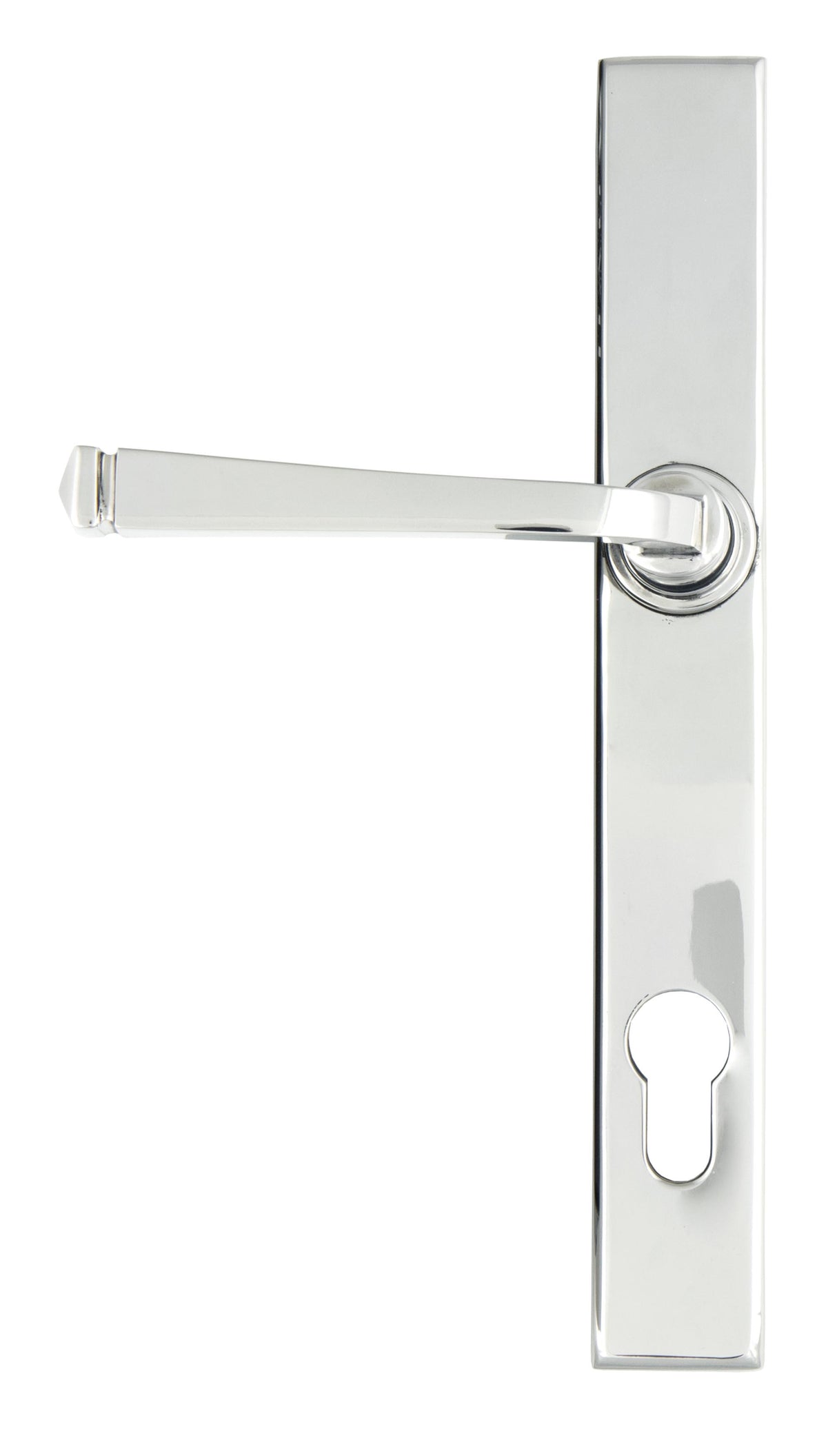 From The Anvil - Polished Chrome Avon Slimline Lever Espag. Lock Set | Sku. 90355 | Trade Door Handles.