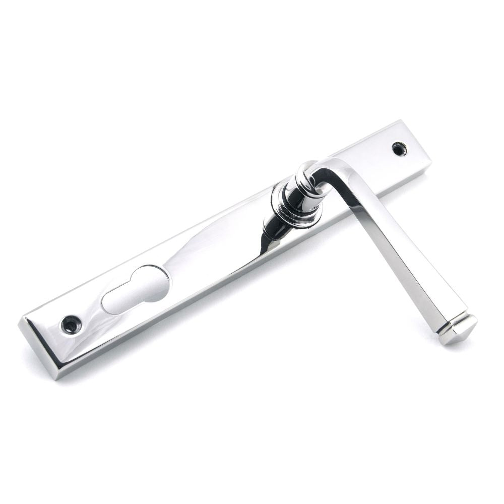 From The Anvil - Polished Chrome Avon Slimline Lever Espag. Lock Set | Sku. 90355 | Trade Door Handles.