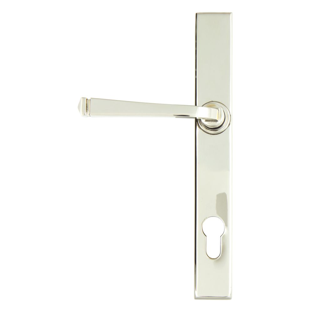 From The Anvil - Polished Nickel Avon Slimline Lever Espag. Lock Set | Sku. 90356 | Trade Door Handles.