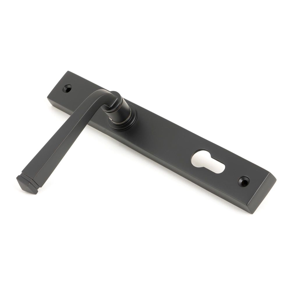 From The Anvil - Aged Bronze Avon Slimline Lever Espag. Lock Set | Sku. 90357 | Trade Door Handles.
