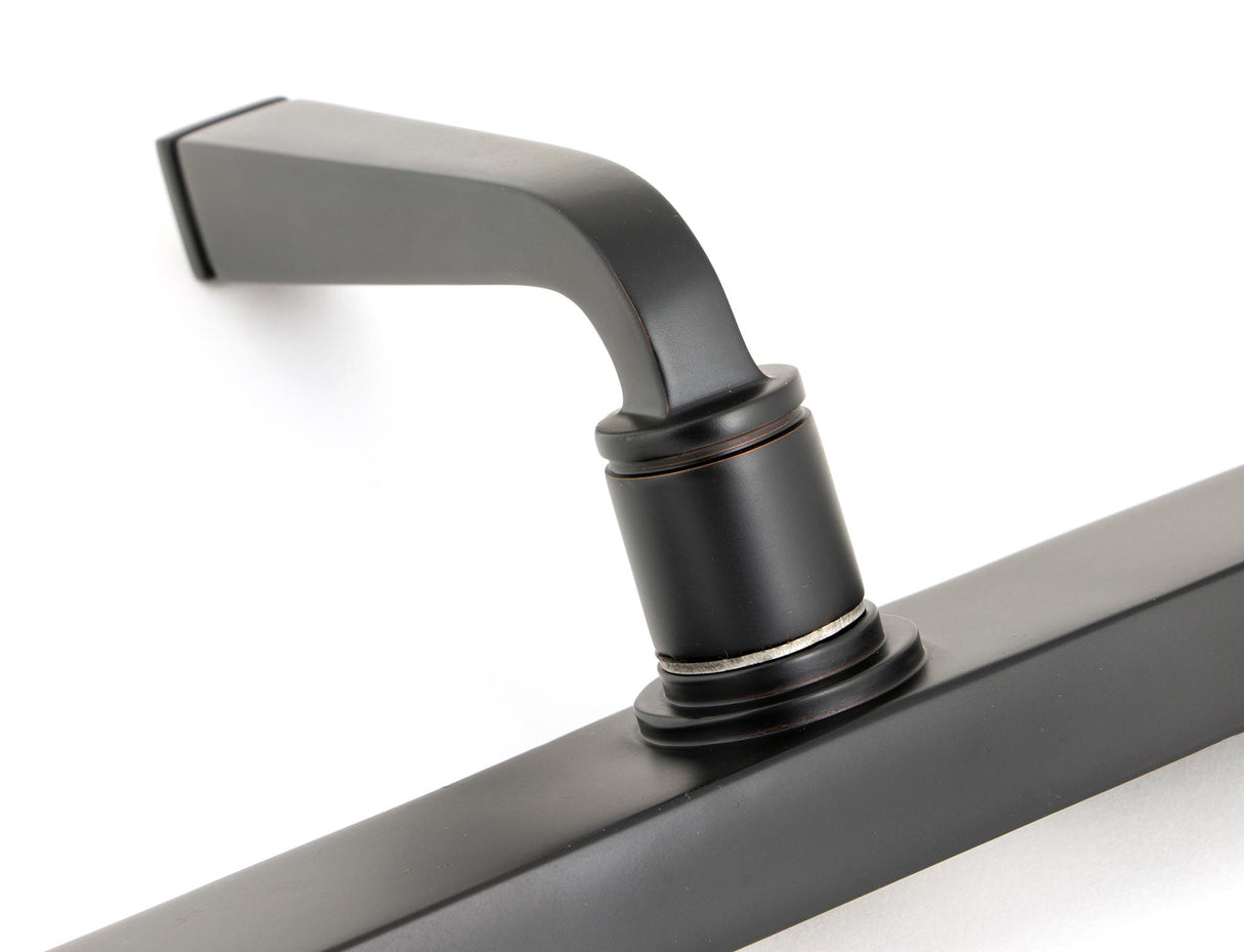 From The Anvil - Aged Bronze Avon Slimline Lever Espag. Lock Set | Sku. 90357 | Trade Door Handles.