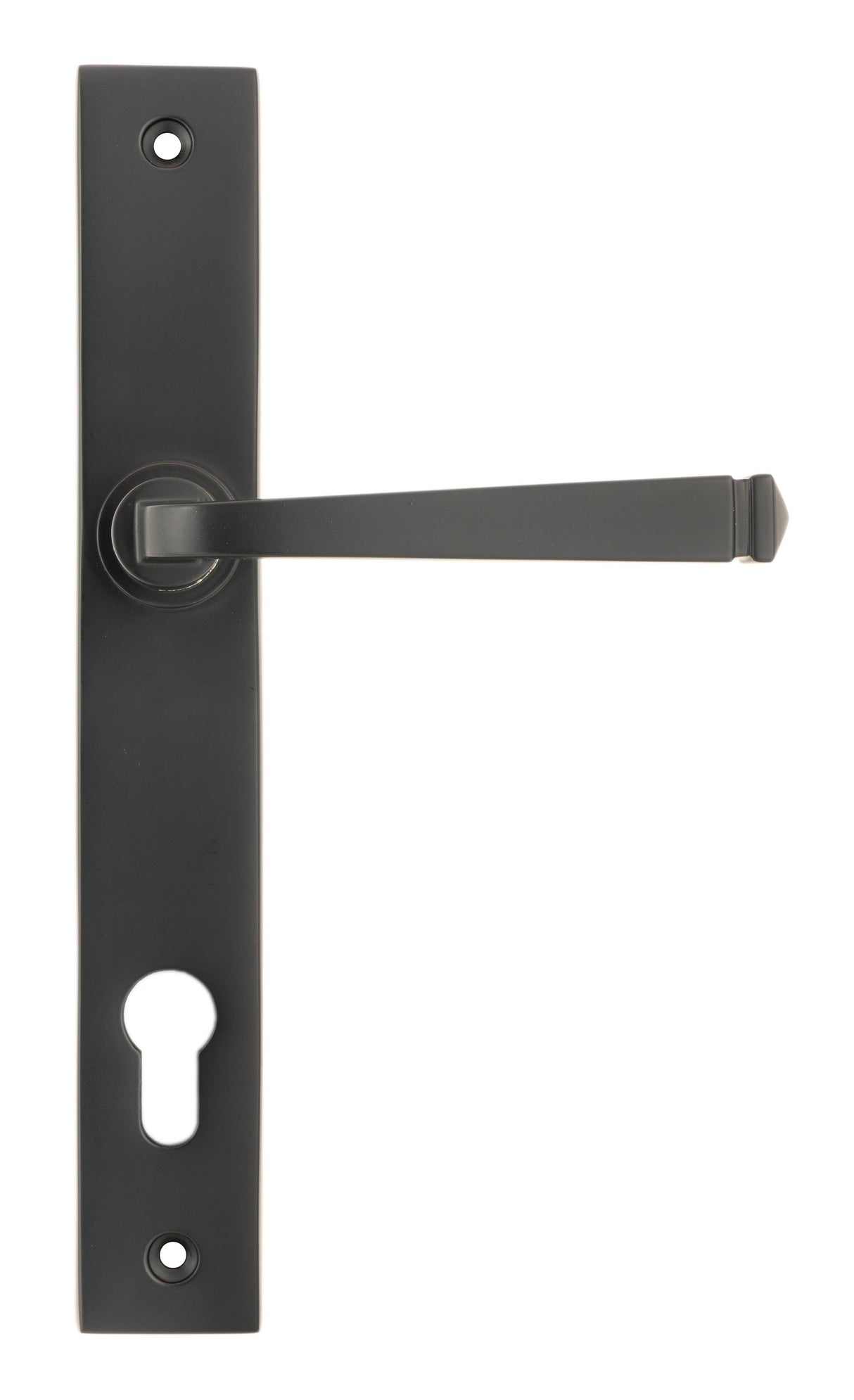 From The Anvil - Aged Bronze Avon Slimline Lever Espag. Lock Set | Sku. 90357 | Trade Door Handles.