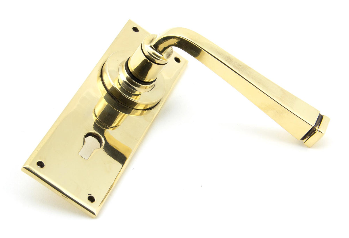 From The Anvil - Aged Brass Avon Lever Lock Set | Sku. 90358 | Trade Door Handles.