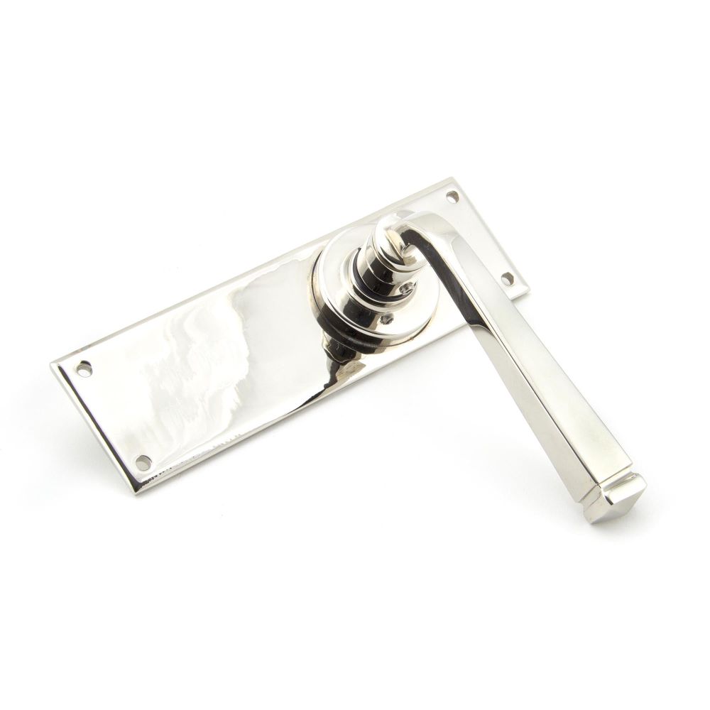 From The Anvil - Polished Nickel Avon Lever Latch Set | Sku. 90364 | Trade Door Handles.