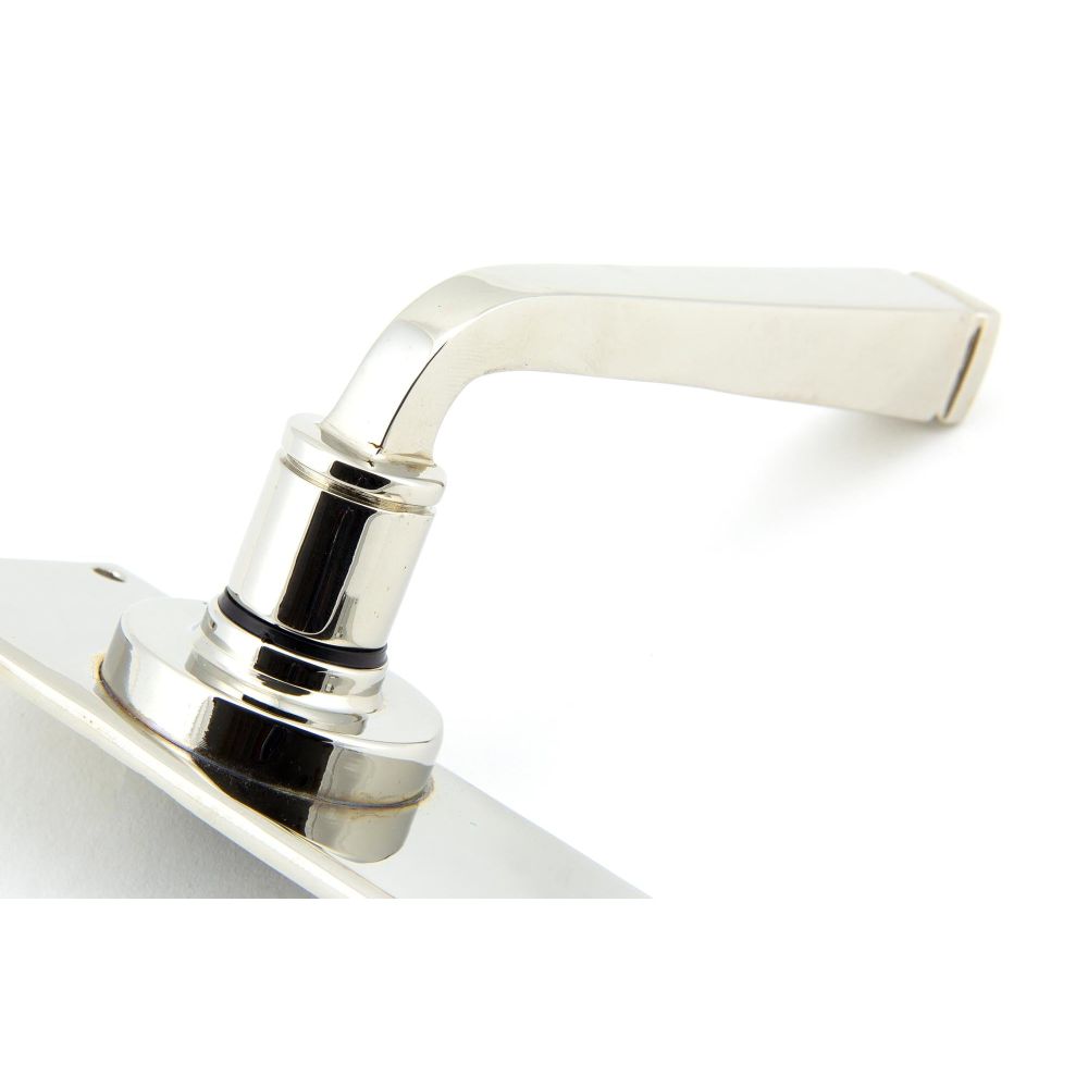 From The Anvil - Polished Nickel Avon Lever Latch Set | Sku. 90364 | Trade Door Handles.