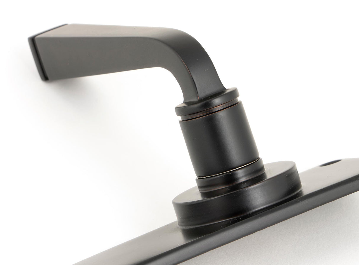 From The Anvil - Aged Bronze Avon Lever Latch Set | Sku. 90365 | Trade Door Handles.