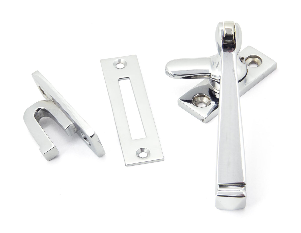 From The Anvil - Polished Chrome Locking Avon Fastener | Sku. 90408 | Trade Door Handles.