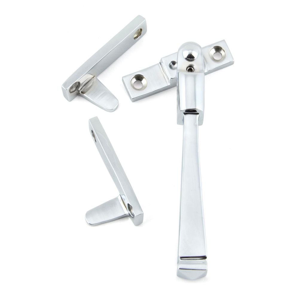 From The Anvil - Polished Chrome Night-Vent Locking Avon Fastener | Sku. 90412 | Trade Door Handles.