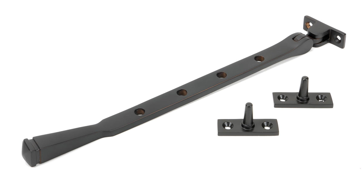 From The Anvil - Aged Bronze 10" Avon Stay | Sku. 90430 | Trade Door Handles.