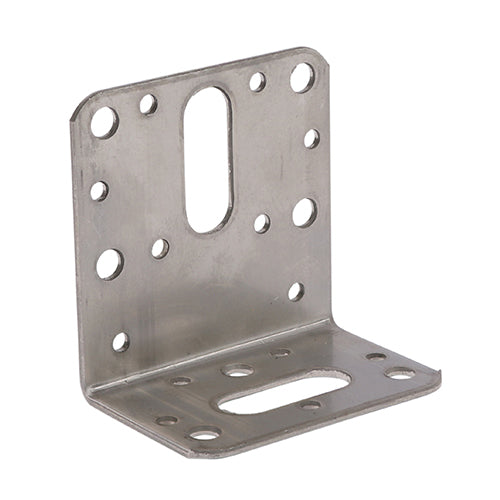 This is an image of Timco - Angle Brackets - A2 Stainless Steel 90 x 90mm 9090ABS