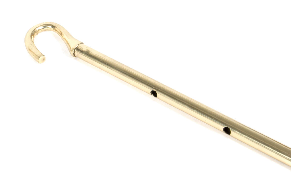 From The Anvil - Lacquered Brass 1-1.75m Telescopic Window Winder | Sku. 91024 | Trade Door Handles.
