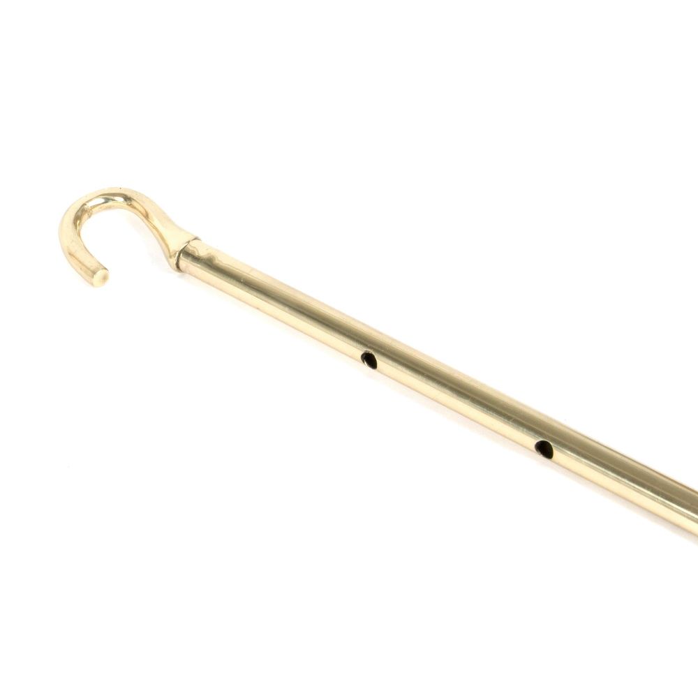 From The Anvil - Lacquered Brass 1-1.75m Telescopic Window Winder | Sku. 91024 | Trade Door Handles.