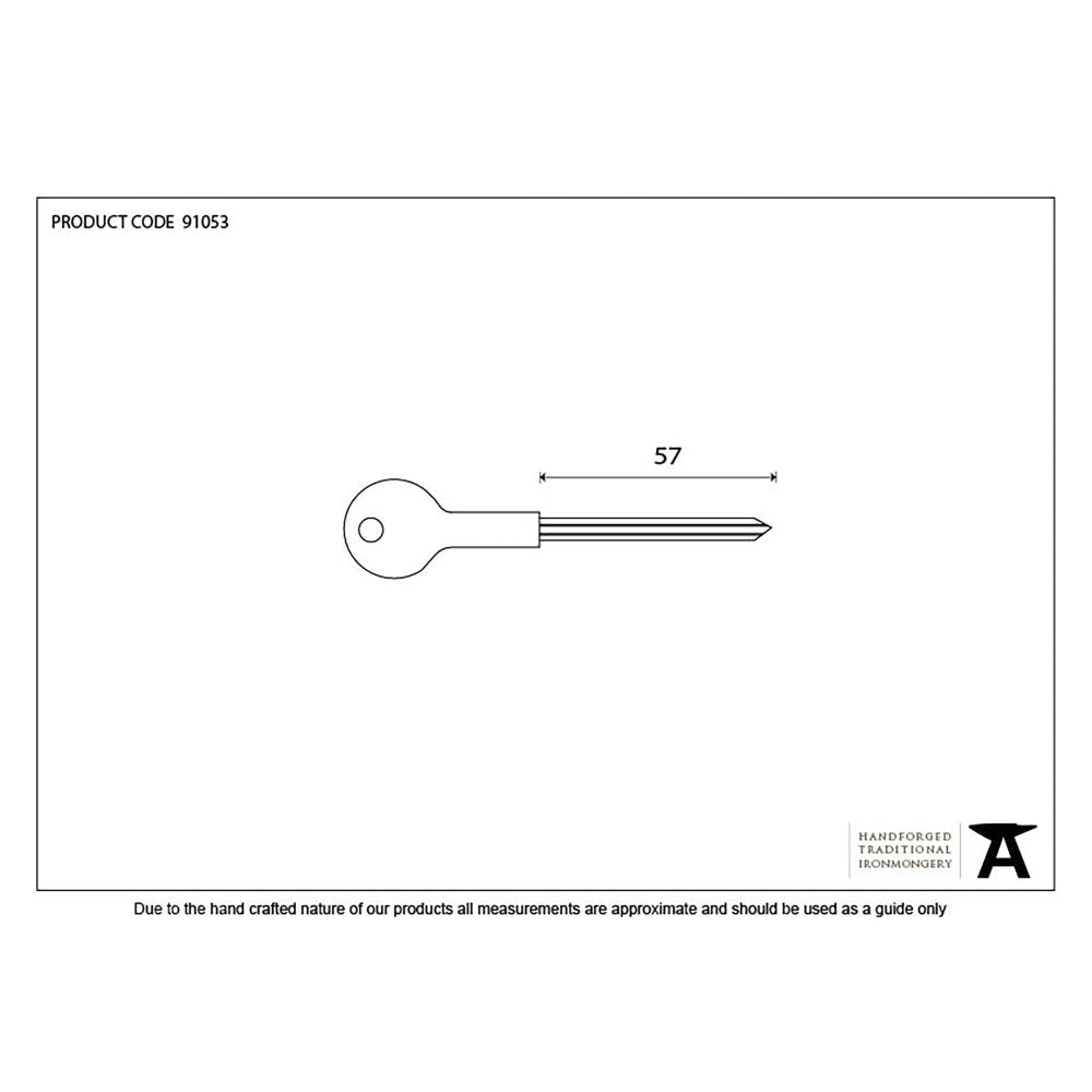 From The Anvil - Chubb Long Security Star Key | Sku. 91053 | Trade Door Handles.