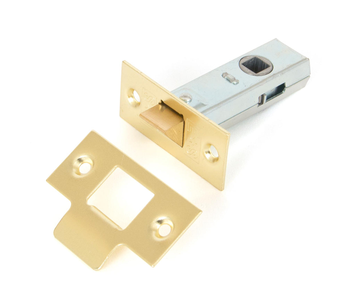 From The Anvil - Electro Brassed 2½" Tubular Mortice Latch | Sku. 91078 | Trade Door Handles.