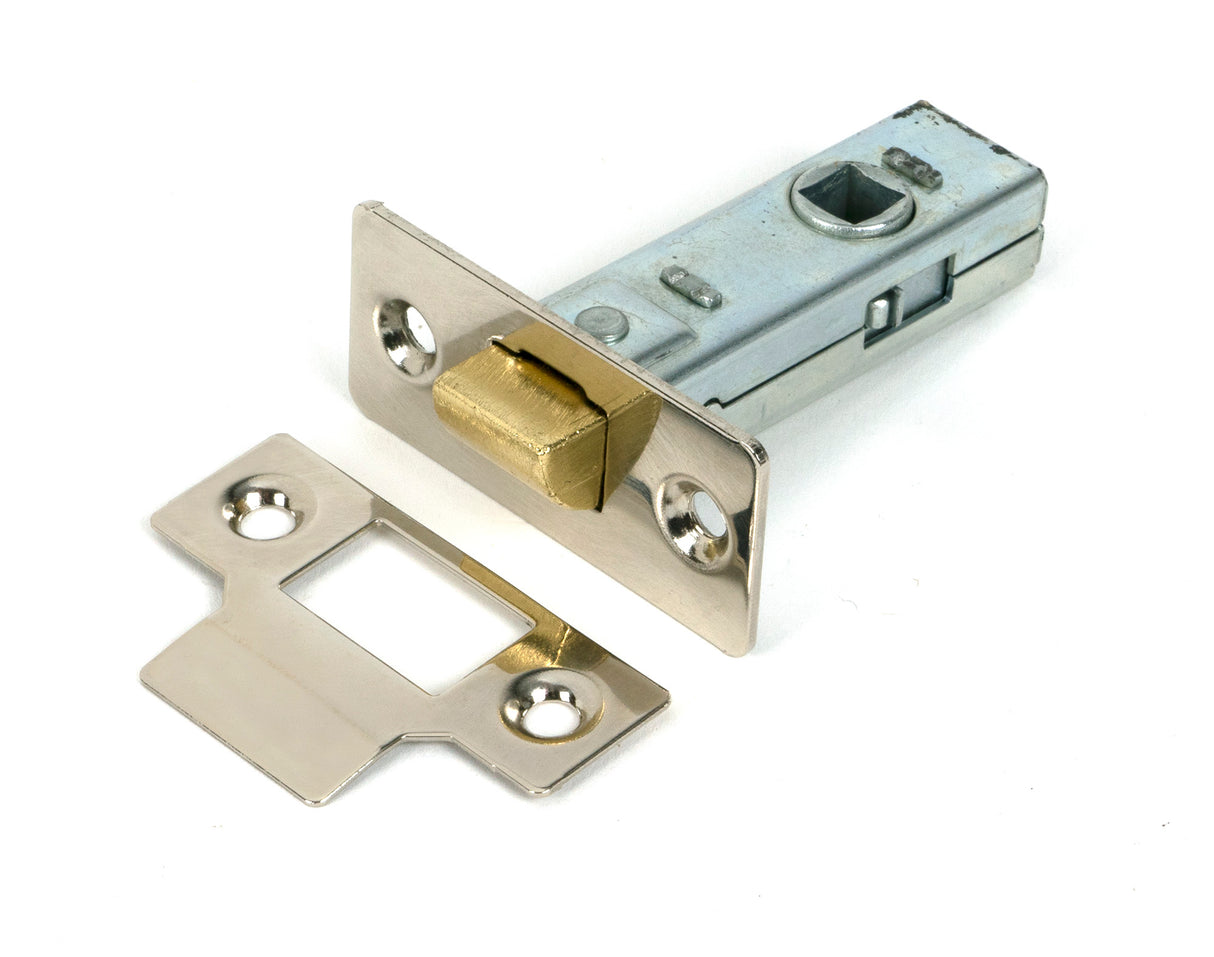 From The Anvil - Nickel 2½" Tubular Mortice Latch | Sku. 91080 | Trade Door Handles.