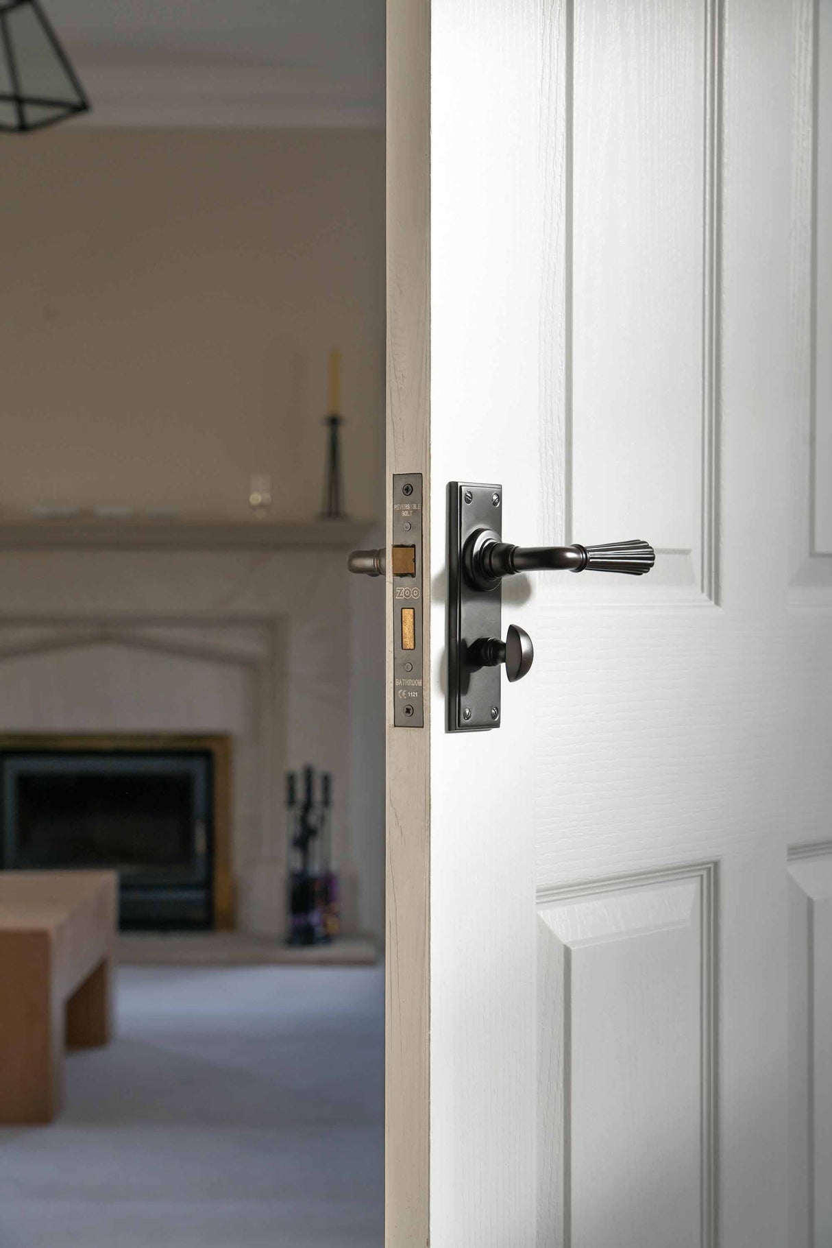 From The Anvil - Black 3" Bathroom Mortice Lock | Sku. 91085 | Trade Door Handles.