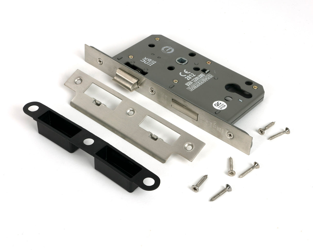 From The Anvil - SS 60mm Backset 72mm Centre - Euro Sashlock | Sku. 91097 | Trade Door Handles.