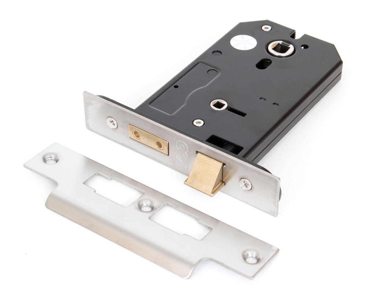 From The Anvil - SS 5" Horizontal Bathroom Lock | Sku. 91111 | Trade Door Handles.