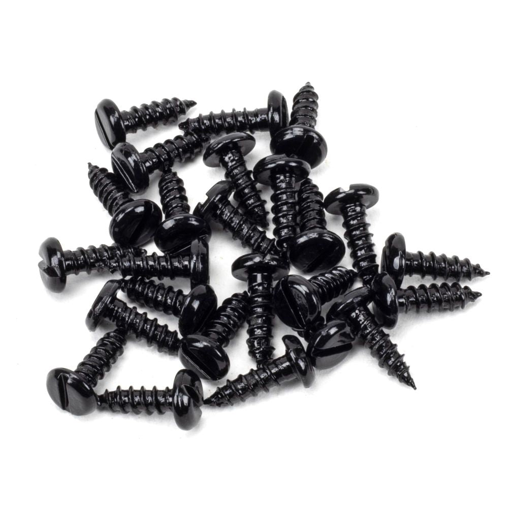 From The Anvil - Black 8xÃÆ€™Ãƒ€ ‚¬„¢ÃƒÆ’¢‚¬Å¡¬Ãƒ€¦¡ÃƒÆ’Æ€™€š¬Ã…¡ÃƒÆ’‚¬Å¡½" Round Head Screws (25) | Sku. 91163 | Trade Door Handles.