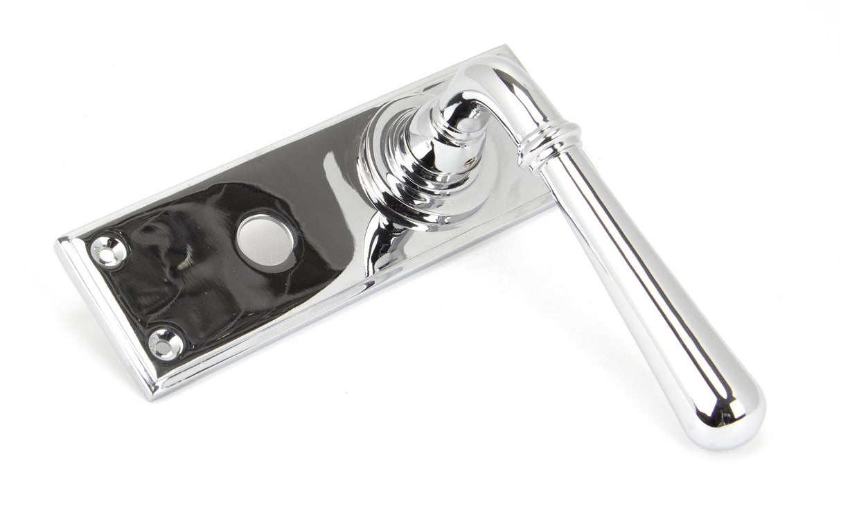 From The Anvil - Polished Chrome Newbury Lever Bathroom Set | Sku. 91423 | Trade Door Handles.