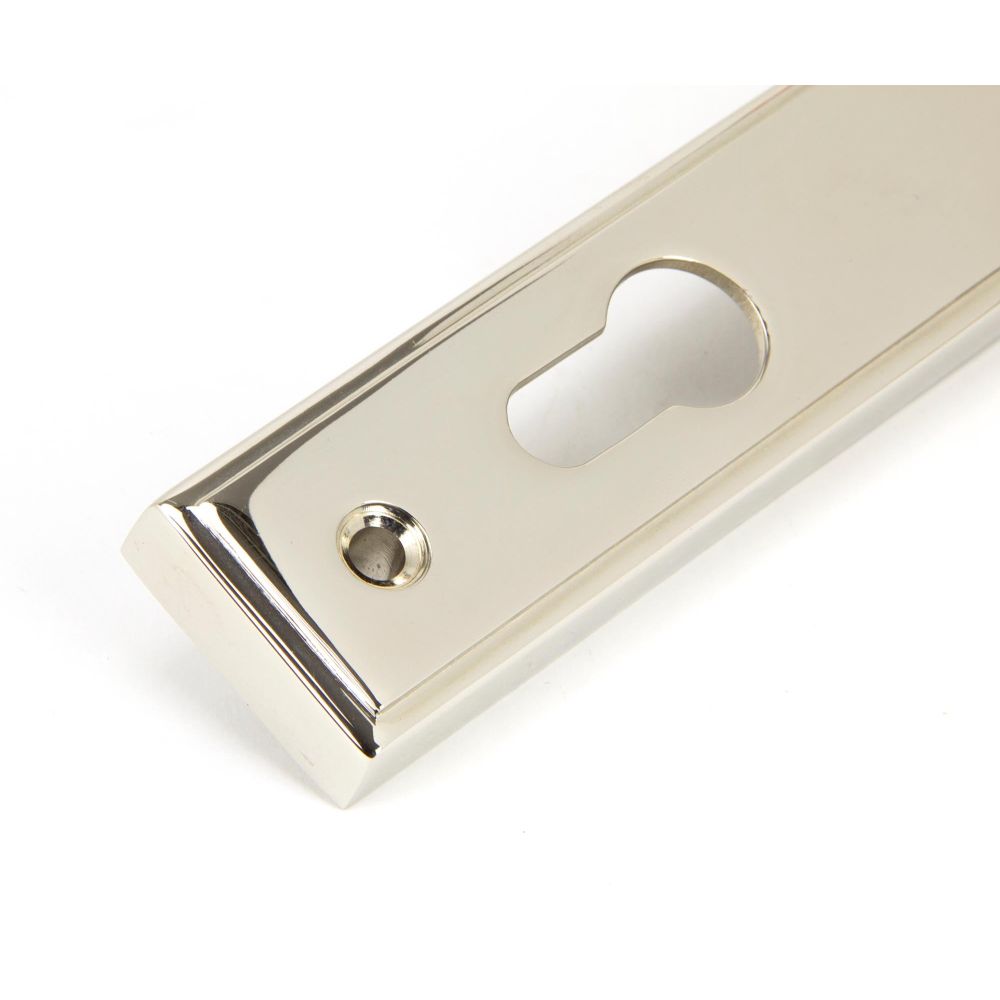 From The Anvil - Polished Nickel Newbury Slimline Lever Espag. Lock Set | Sku. 91427 | Trade Door Handles.