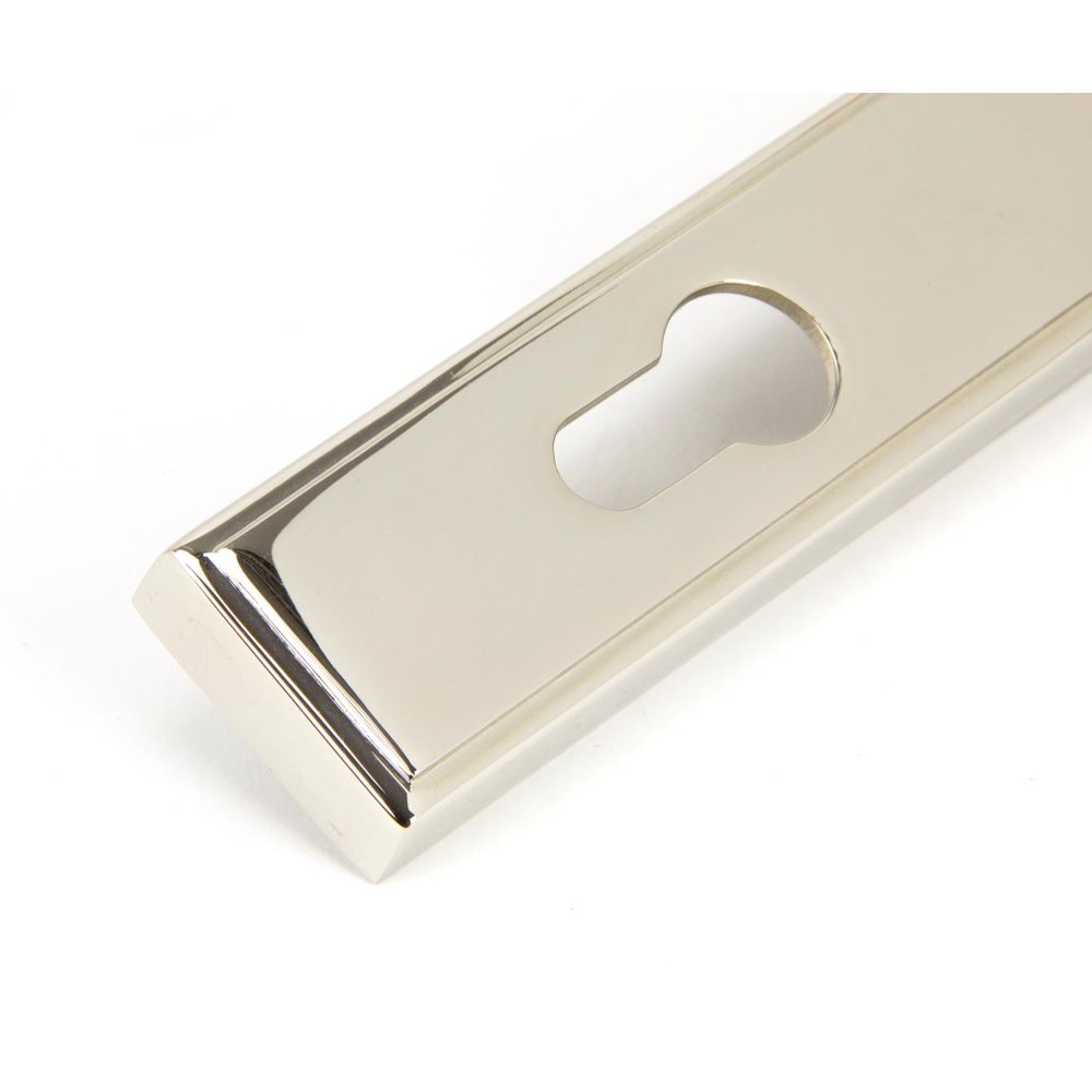 From The Anvil - Polished Nickel Newbury Slimline Lever Espag. Lock Set | Sku. 91427 | Trade Door Handles.