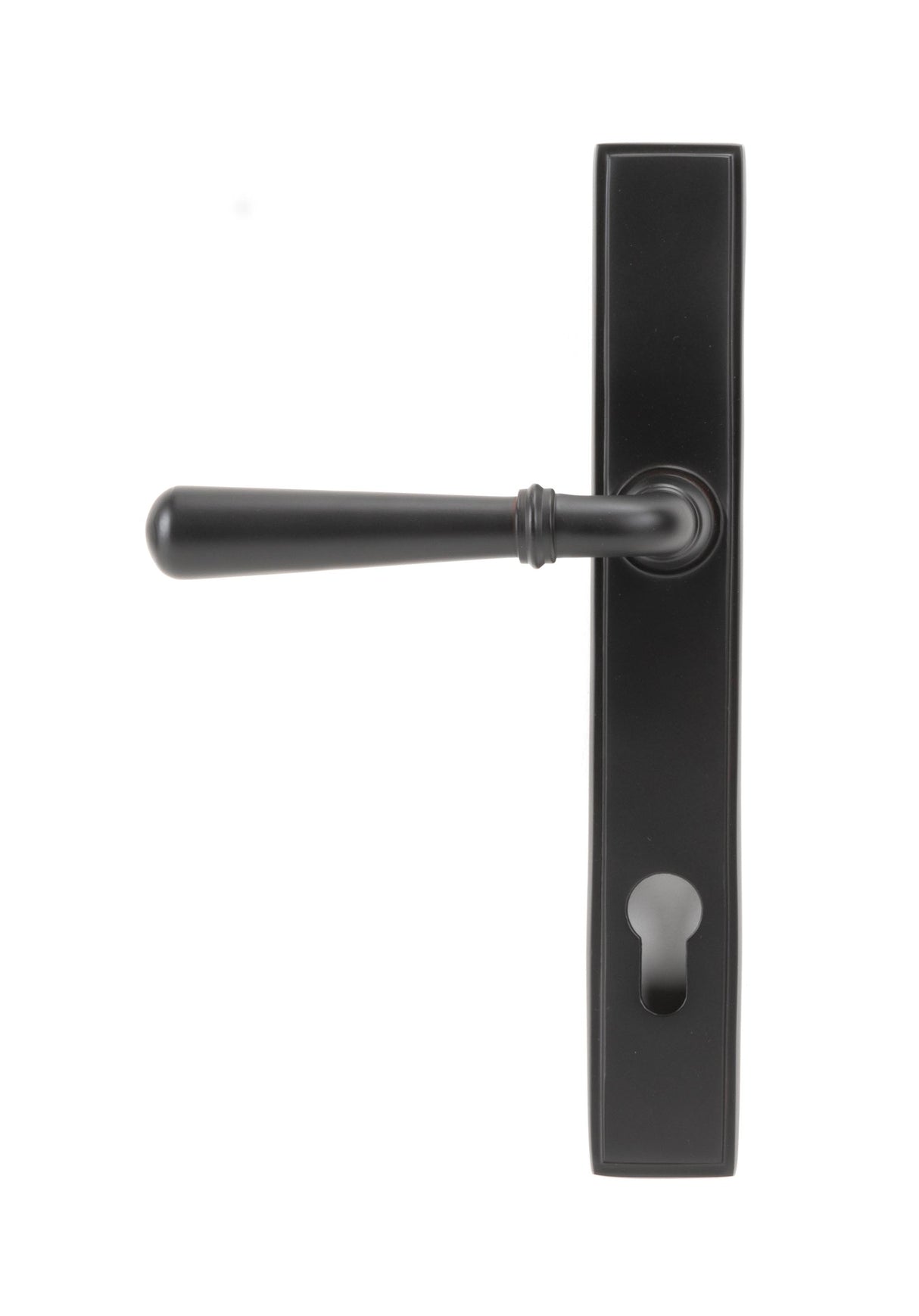 From The Anvil - Aged Bronze Newbury Slimline Lever Espag. Lock Set | Sku. 91434 | Trade Door Handles.