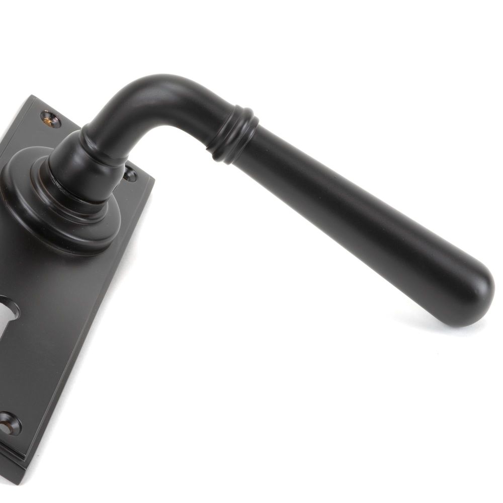 From The Anvil - Aged Bronze Newbury Lever Lock Set | Sku. 91435 | Trade Door Handles.