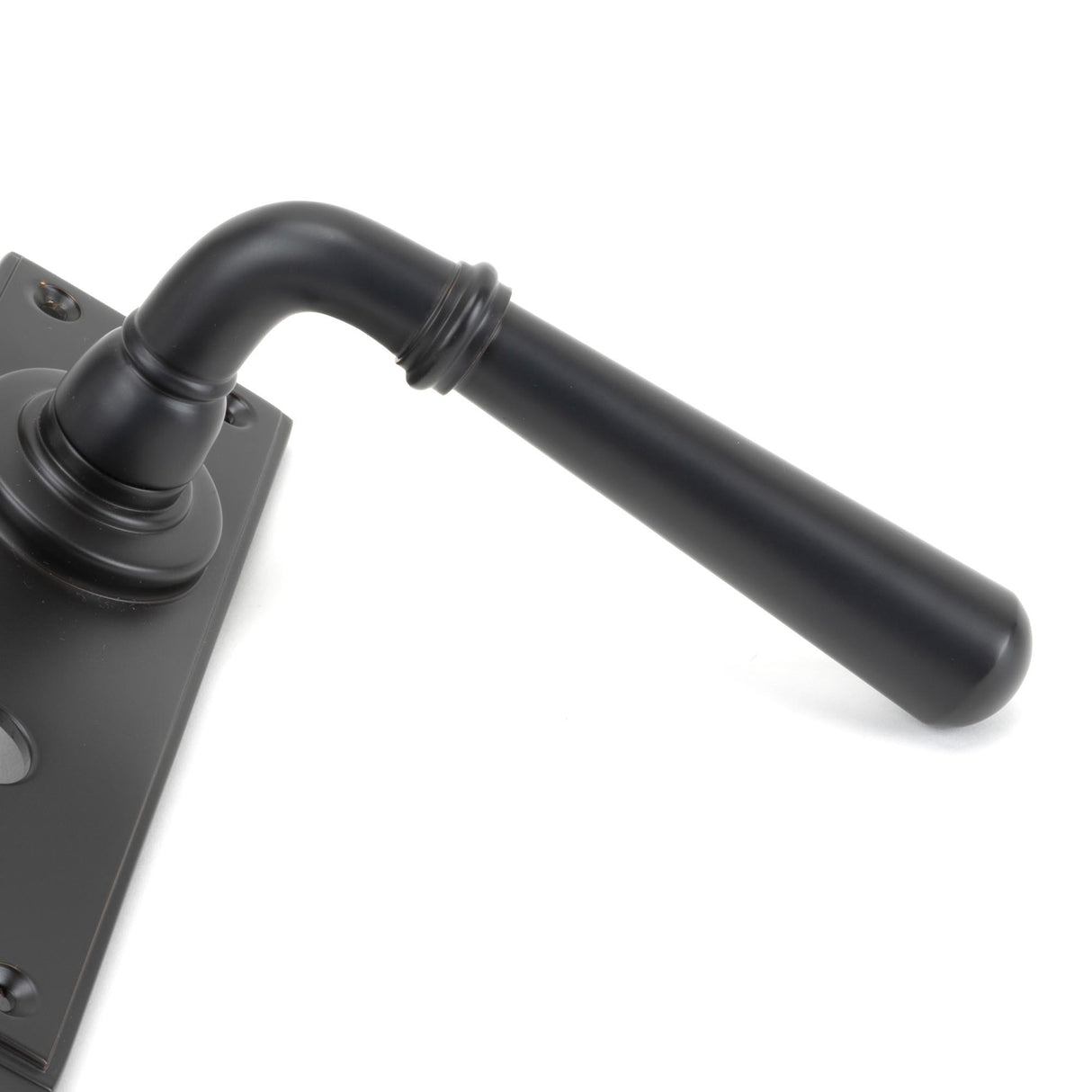 From The Anvil - Aged Bronze Newbury Lever Bathroom Set | Sku. 91437 | Trade Door Handles.