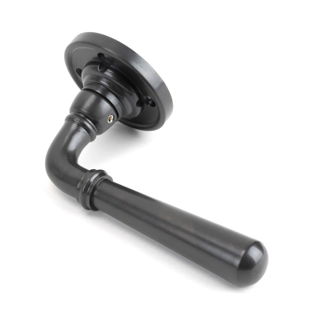From The Anvil - Aged Bronze Newbury Lever on Rose Set | Sku. 91439 | Trade Door Handles.