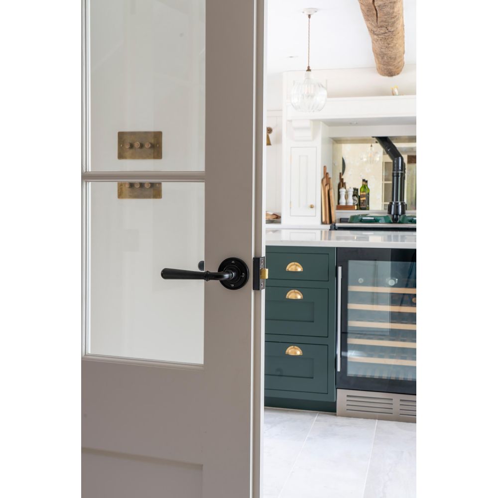 From The Anvil - Aged Bronze Newbury Lever on Rose Set | Sku. 91439 | Trade Door Handles.